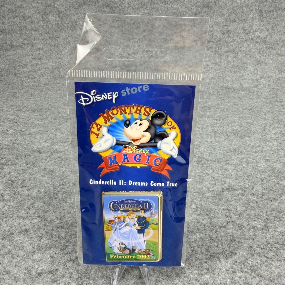 Disney Store 12 Months of Magic February 2003 Cinderella II Dreams Come True Pin - Picture 2 of 7